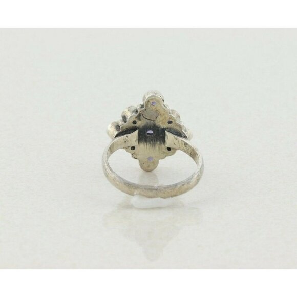 Sterling Silver Purple Amethyst Ring size 9 1/4 - Picture 7 of 7